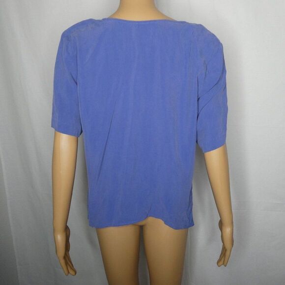 Rabbit Rabbit Rabbit Designs Vintage Blouse Top 14 Rayon Shoulder Pads - Picture 9 of 9